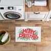 Stupell Industries Merry Christmas & Greenery Printed Plush Bathroom Floor Mat, design by Heather McLaughlin - 4 of 4