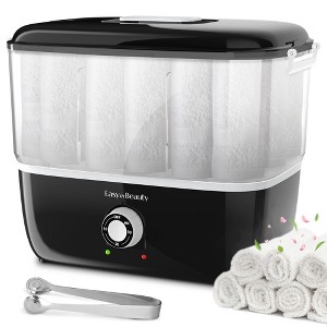 TASALON Hot Towel Steamer for Facials,  Portable Towel Machine Fits 16 Mini Towels - Black - 1 of 4