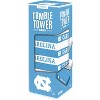 MasterPieces Real Wood Block Tumble Towers - NCAA UNC Tar Heels - 2 of 4