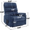 Dual Motor Power Lift Recliner Chair with 8-Point Massage, Lumbar Heating, and Heavy Duty Motion Mechanism - 3 of 4