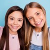 Disney Stitch Girls BFF Necklace with Angel and Stitch Charm - Best Friends Gift Necklaces, Set of 2 - 2 of 4