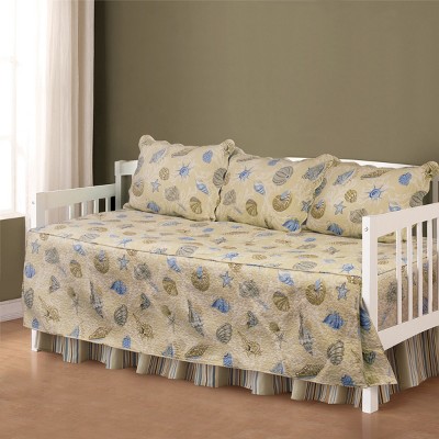 C&F Home Madeira 5 Pcs Daybed Quilt Set Lightweight Cotton Machine Washable Reversible