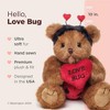 Bearington Love Bug The Valentine Bear, 10 Inch Teddy Bear Stuffed Animal - 2 of 4