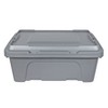 Hefty 12gal Max Pro Storage Tote Gray : Target