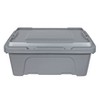 Hefty 12gal Max Pro Storage Tote Gray - image 4 of 4