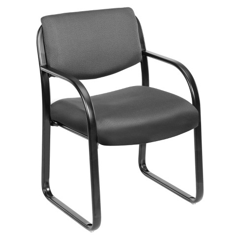 Sled Base Guest Chair Gray - Boss : Target