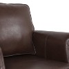 GDFStudio Dowd 36.50" Faux Leather Club Chair with Nailhead Trim - 4 of 4
