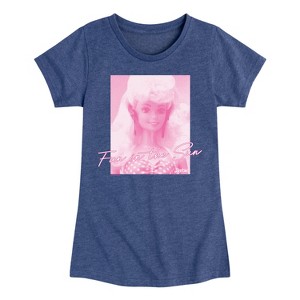 Girls' - Barbie - Fun In The Sun- Girls Fitted Short Sleeve Graphic T-Shirt Fitted Short Sleeve Graphic T-Shirt - 1 of 4