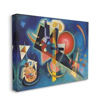 Stupell Industries In Blue Traditional Kandinsky Abstract Shape Painting