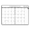 24/7 Recycled Daily Appointment Book/Monthly Planner, 10 x 7, Black Cover, 12-Month (Jan to Dec): 2025 - 3 of 4