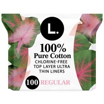 L . Organic Cotton Topsheet Ultra Thin Panty Liners 