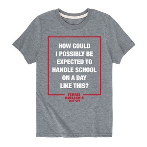 Boys' - Ferris Bueller's Day Off - Bueller Bueller Bueller Short Sleeve Graphic T-Shirt - 1 of 4