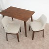 Gulches Beige Linen Dining Chairs - Set of 2 for Classic Sophistication - 4 of 4
