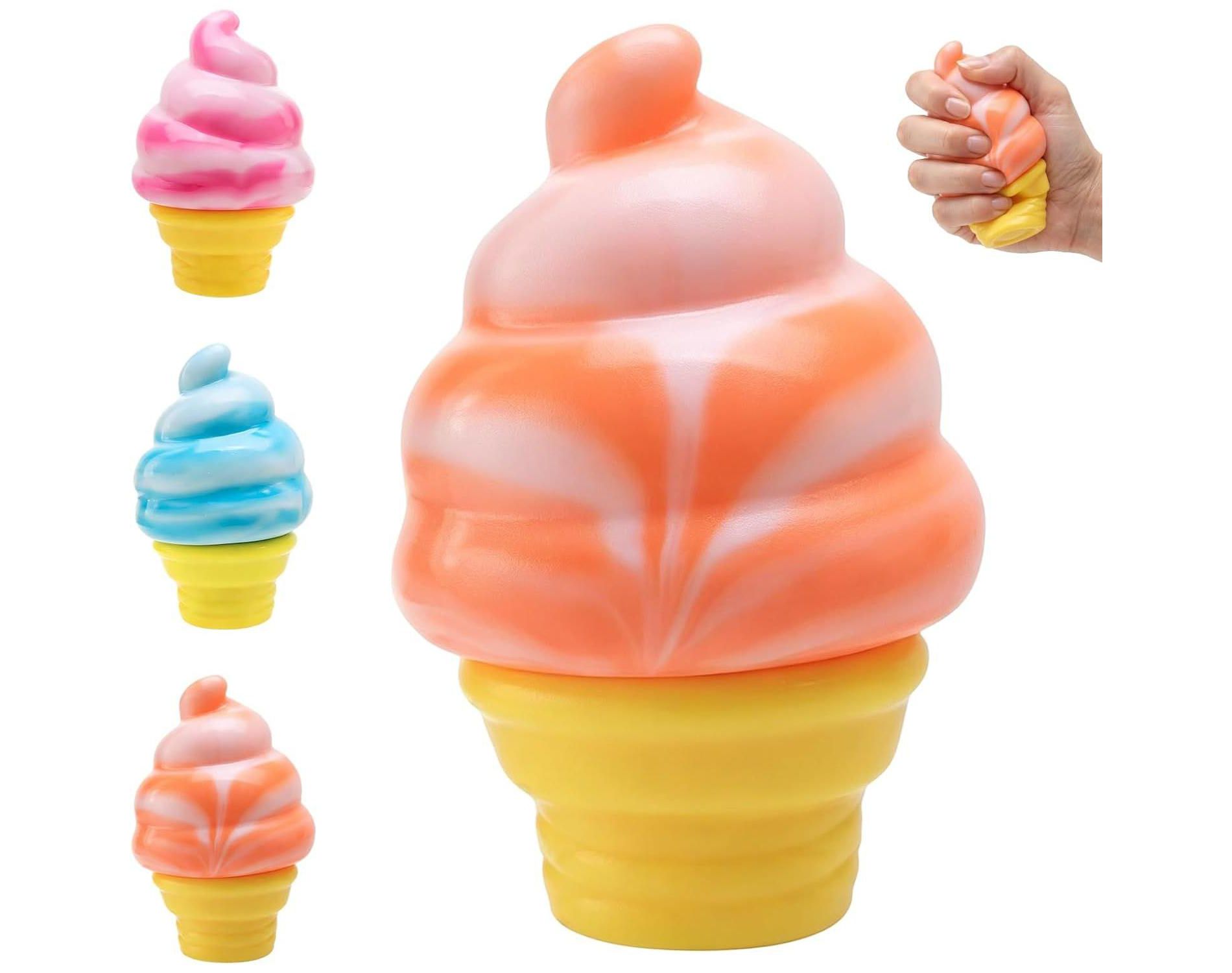 Link Ice Cream Cone Squishy, Slow Rise Sensory Fidget Toy