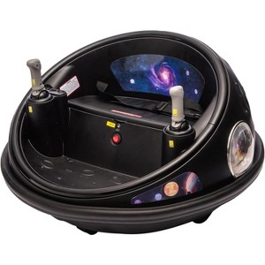 12V Kids Bumper Car w/ Parent Remote - 360° Spinning, Music, 2 Speeds & Safety Belt - Ride-On Toy for Toddlers - 1 of 1