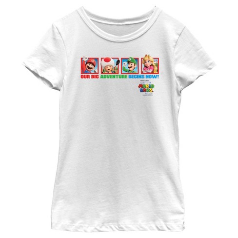 Girl's The Super Mario Bros. Movie Our Big Adventure Begins Now T-Shirt - image 1 of 4