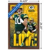 Trends International NFL Green Bay Packers - Jordan Love 24 Framed Wall Poster Prints - 3 of 4