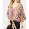Women's Snake Skin Duster Blouse - PROMESA - 2 of 4