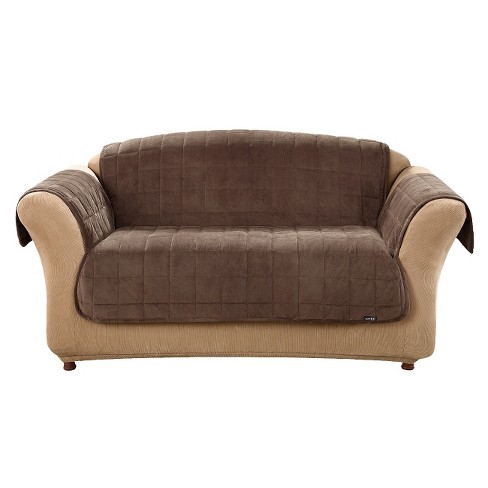 Microfiber Non-slip Sofa Furniture Protector - Sure Fit : Target