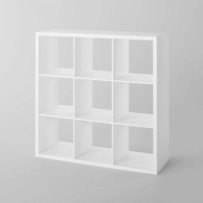 9 Cube Organizer White - Brightroom™: Decorative Bookshelf, Cubby ...