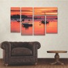 Trademark Fine Art Michael Blanchette Photography Tangerine Sunrise 3 Piece Panel Set Art - 3 of 3