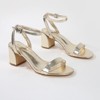 Berness Women's Elaine Patent Ankle Strap Block Heels - 2 of 4
