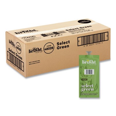 FLAVIA The Bright Tea Co. Select Green Tea Freshpack, Select Green, 0.09 oz Pouch, 100/Carton