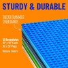 Strictly Briks Classic Stackable Baseplates, For Building Bricks, Bases for Tables, Mats, Nature Colors, 12 Pack, 10x10 Inches - image 2 of 4