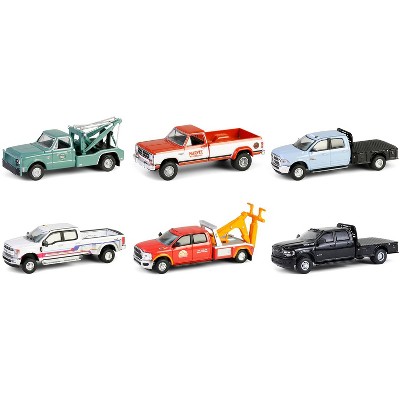 "Dually Drivers" Series 16 Set of 6 Trucks 1/64 Diecast Model Car by Greenlight
