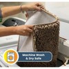 Dog Door Paws Absorbent Microfiber Non - Slip Washable Pet Rug Quick Dry Chenille Entryway Carpet Beige 24x72 Inch - 4 of 4