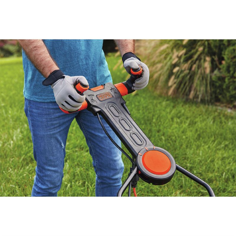 Black & Decker BEMW472ES 120V 10 Amp Brushed 15 in. Corded Lawn Mower with Pivot Control Handle, 3 of 16
