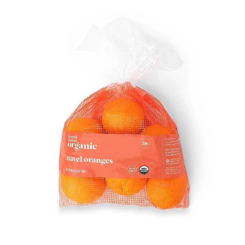 Organic Navel Oranges - 3lb - Good &#38; Gather&#8482;, 1 of 4