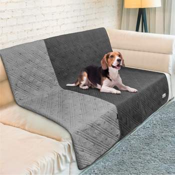 PetAmi Waterproof Dog Bed Couch Cover, Pet Cats Sofa Furniture Protector, Anti-Slip Soft Washable Blanket
