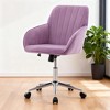 KWPZQEB Home Office Desk Chair - Adjustable Swivel Chair with Back Lumbar Support, Ergonomic Chair, Comfy Armchair for Home Office - 2 of 4