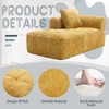 37.5'' Chenille Minimalist Loveseat Sofa with Sleeper and Ergonomic Deep Seat - 4 of 4