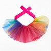 Pet Tutu Skirt Colorful Cute Birthday Dresses Costume Pet Supplies for Large Medium Small Dogs Cats - 2 of 4