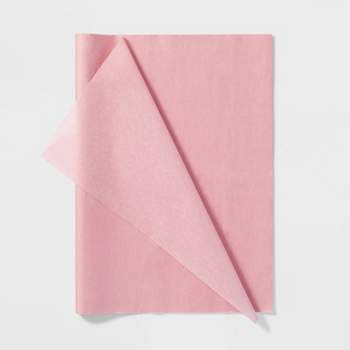 Lt Pink Tissue Paper Fan 13in