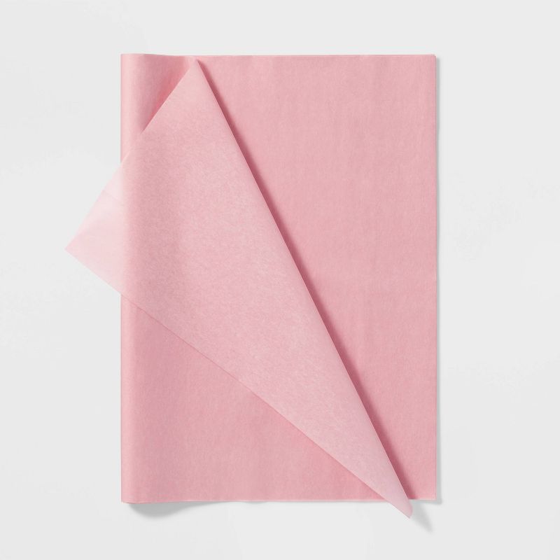 8ct Pegged Tissue Papers Pink - Spritz&#8482;, 1 of 4