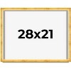 PosterPalooza | Minimalist Shadow Box Gold Picture Frame - UV Acrylic, Backing Board, Hanging Hardware - 2 of 4