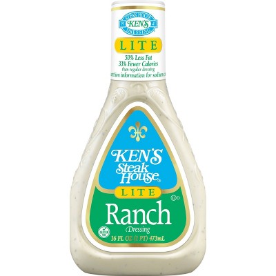 Ken's Steak House Lite Ranch Salad Dressing - 16fl oz