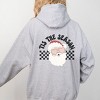 Simply Sage Market Tis The Season Santa Front And Back Hoodie - 3 of 4