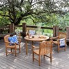 Cambridge Casual 5pc Vermont Teak Wood Outdoor Patio Dining Set Brown - 2 of 4