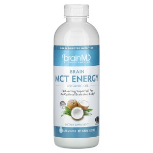 BrainMD Brain MCT Energy Organic Oil, 16 fl oz (473 ml) - 1 of 4