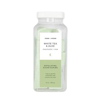 Joon X Moon White Tea & Aloe Exfoliating Sugar Cube White Tea & Aloe Body Scrub - 10oz