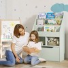 NicBex Kids 5-Shelf Bookcase with Storage Drawer Montessori Toy Organizer Playroom Storage System with Anti-Tip Anchors - 3 of 4