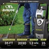 Sun Joe Electric Pressure Washer, Portable 14.5 Amp Corded Power Washer with Wheels, Extension Wand, and 5 Hose Nozzles, SPX3000 - 4 of 4