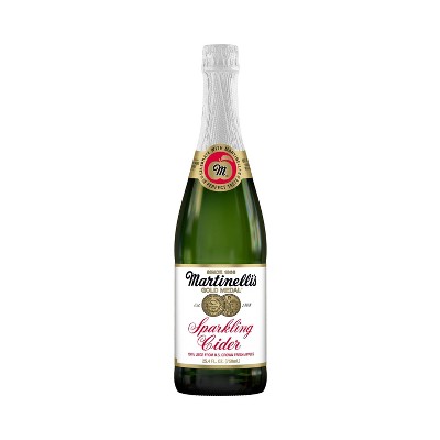 Martinelli's Gold Medal Sparkling Cider -25.4 fl oz Glass Bottles