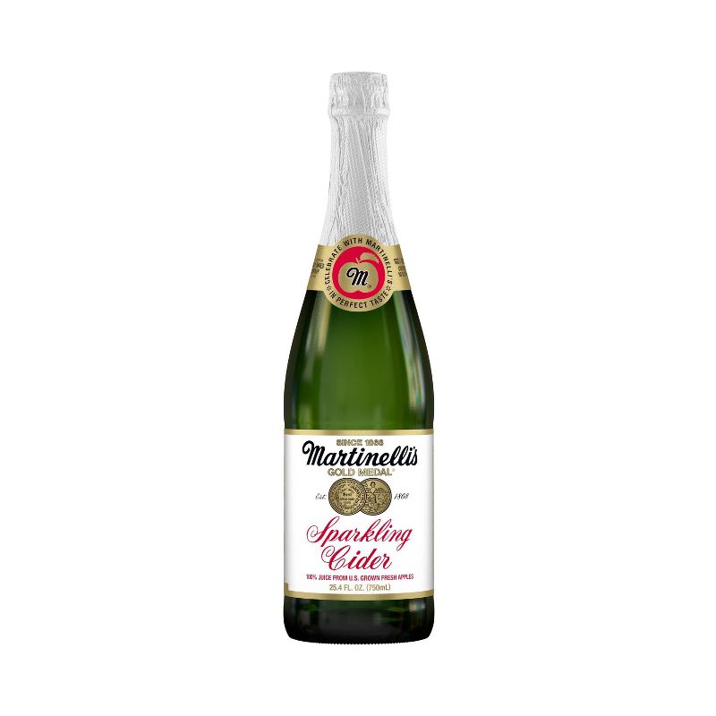 Martinelli's Gold Medal Sparkling Cider -25.4 fl oz Glass Bottles, 1 of 7