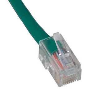 SANOXY Cables and Adapters; 100ft Cat5e 350 MHz UTP Assembled Ethernet Network Patch Cable, Green - 1 of 2