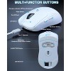 AULA SC580 Wireless Gaming Mouse, 12000 DPI, Tri-Mode, 6 Buttons, Rechargeable, Ergonomic, White - 4 of 4